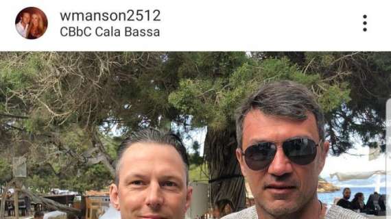 Maldini in vacanza a Ibiza, grande affetto dei tifosi