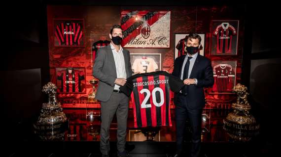 AC Milan-StarCasinò: partnership rinnovata per tre stagioni