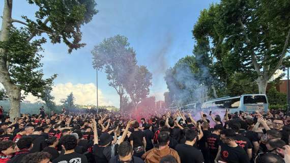 VIDEO MN - Il ritrovo della Curva Sud: a breve il corte verso l'Olimpico