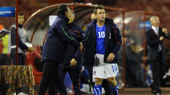 Prandelli: "Cassano l'ho trovato bene"