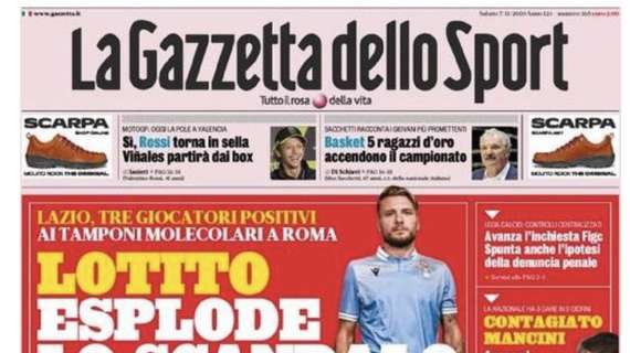 La Gazzetta dello Sport: "Il Sassuolo resta a secco e il Milan resta in testa"