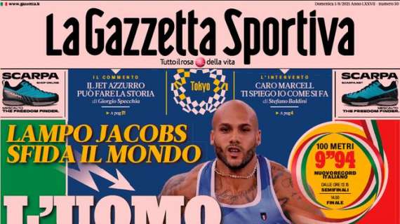 La Gazzetta dello Sport: "Giroud-gol. Non perde tempo, il Milan è già suo"