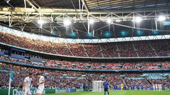 A Wembley una cornice da 67.500 spettatori: 6.619 saranno italiani. I numeri attesi sugli spalti