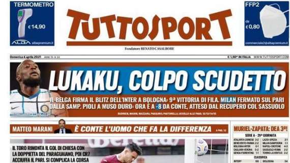 Tuttosport: "Milan fermato sul pari dalla Samp. Pioli a muso duro"