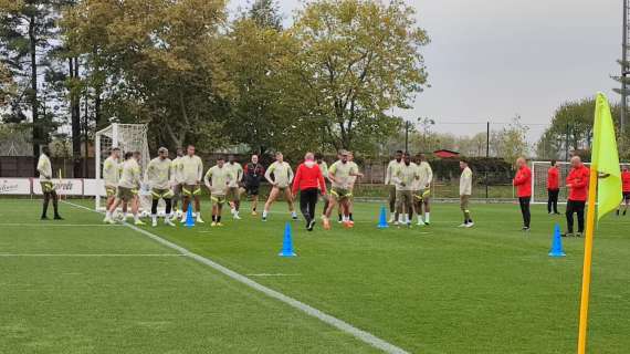 "Verona-Milan in cantiere": le foto dall'allenamento odierno