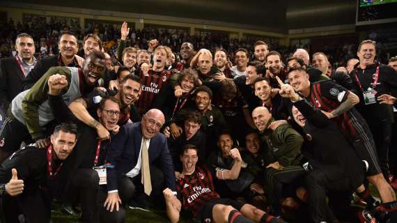 Il Milan ricorda la vittoria della Supercoppa italiana 2016