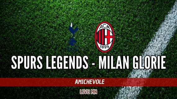 LIVE MN - Spurs Legends-Milan Glorie (6-2): sorrisi e tanti gol a Londra