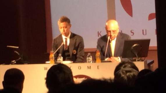 LIVE MN - #welcomeHonda - Honda: "Sognavo la maglia numero 10 del Milan, voglio vincere la Champions. Il cuore mi ha detto di venire qui"