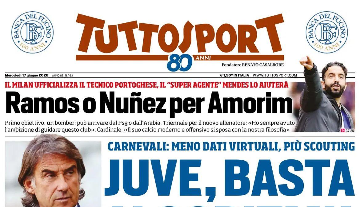 Ora il Milan di Amorim è da costruire: le prime pagine dei principali quotidiani sportivi