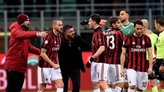 Tuttosport - Milan, con Gattuso recuperati 9 punti all’Inter ma per il "sogno Champions" sembra essere ormai troppo tardi