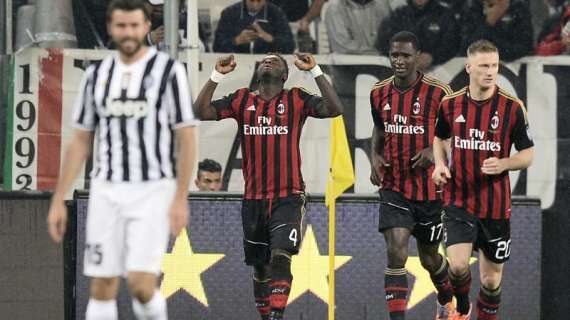 Milan, due gol contro la Juventus mancano dal 2013