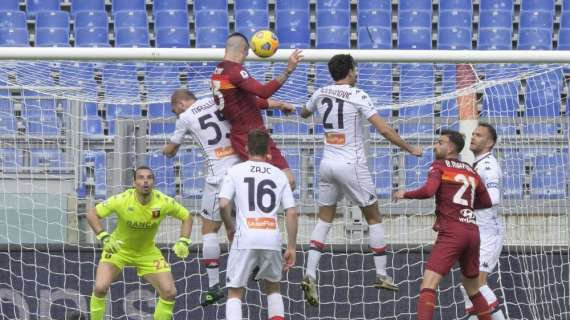 Serie A, Roma-Genoa 1-0: decide Mancini