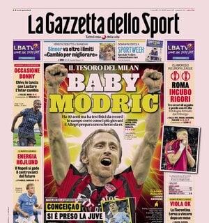 Verso Juve-Milan: si entra nel clima. Le prime pagine dei quotidiani sportivi