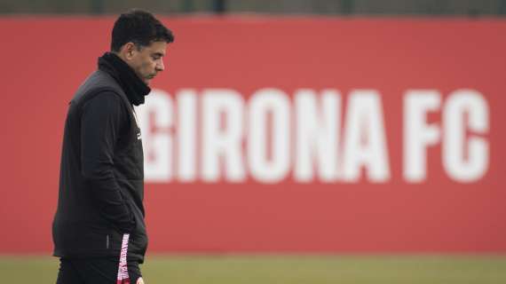 L'allenatore del Girona non si aspetta ansia da prestazione dai suoi: promette di fare gioco a San Siro