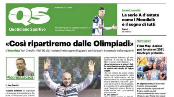 Il QS titola: "La Serie A d'estate come i Mondiali: è il sogno di tutti"