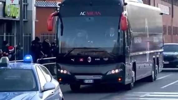 MN – Milan arrivato all’Arechi di Salerno: alle 20:45 la sfida con la Salernitana