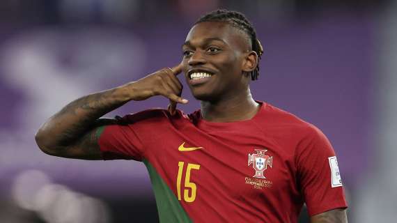 Leao e l'esultanza insieme a Cristiano Ronaldo: il video social