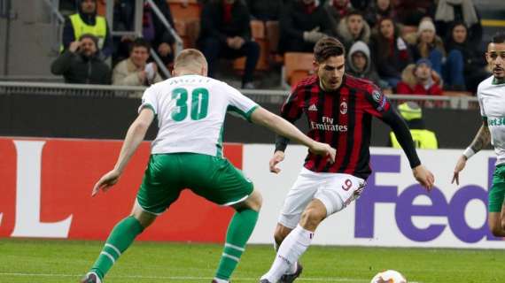 Milan-Ludogorets 1-0, il commento del club: "Rispetto a Rijeka si nota la grande crescita dei rossoneri"