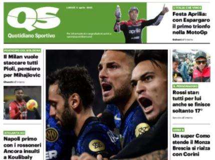 QS: "Il Milan vuole staccare tutti. Pioli, pensiero per Mihajlovic"