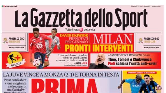 Frosinone, mercato e Pioli: le prime pagine dei principali quotidiani sportivi