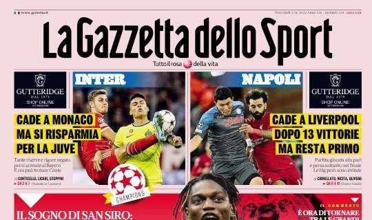 La Gazzetta in prima pagina: "Milan, serve un ruggito"