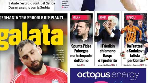 Il CorSport in prima pagina sul Milan: "Spunta l'idea Fabregas, ma ha le quote del Como"