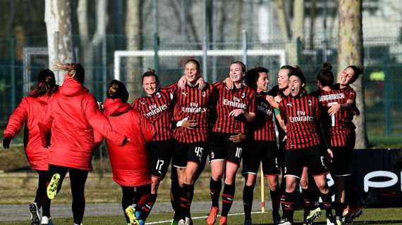 Milan femminile, gli highlights dell'allenamento delle rossonere di Ganz