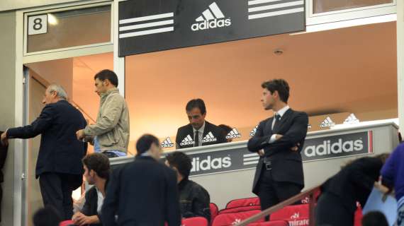 FOTO - Allegri nello SkyBox Adidas durante il match