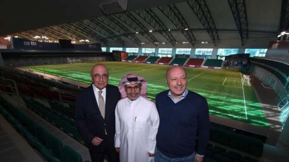 PHOTOGALLERY MN - Galliani e Marotta in visita all'Aspire Academy di Doha