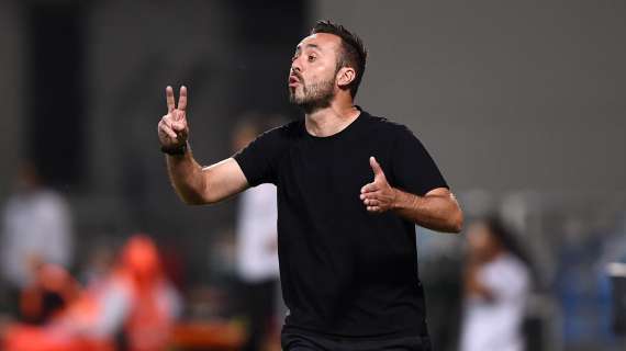 De Zerbi: "Europa? E' difficile ma ci proveremo fino alla fine"