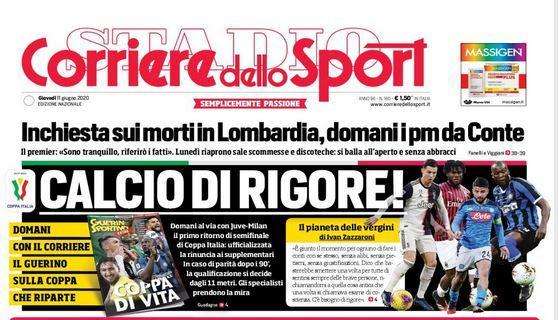 Il Corriere dello Sport in prima pagina: "Il Milan scoppia"