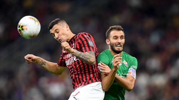 29 settembre 2019: contro la Fiorentina l'esordio assoluto in rossonero in Krunic