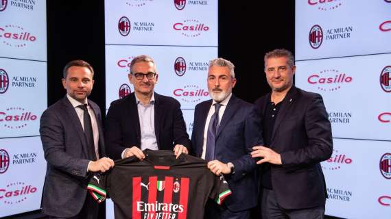 UFFICIALE - AC Milan e Molino Casillo: una nuova partnership tra eccellenze italiane nel mondo