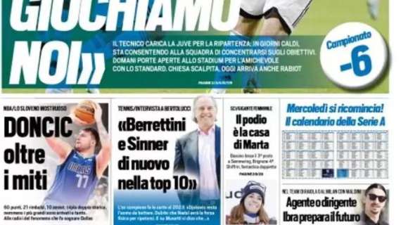 Tuttosport in prima pagina: "Agente o dirigente: Ibra prepara il futuro"