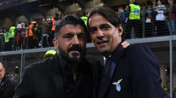Lazio, Inzaghi batte Gattuso al settimo tentativo