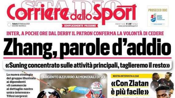 Il Corriere dello Sport intervista Leao: "Con Zlatan è più facile"