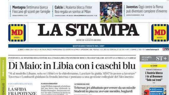 La Stampa: "Ibra regala un sorriso al Milan"