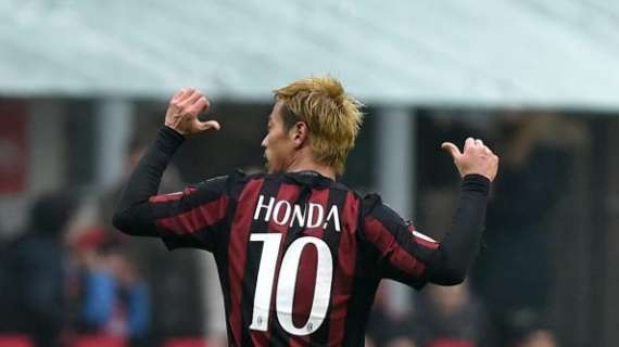Honda, contro il Genoa il primo gol in questo campionato