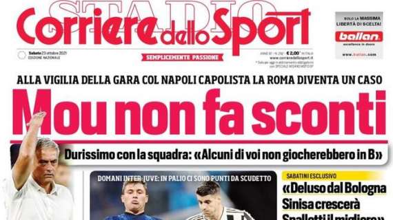 Corriere dello Sport: "Il Milan va al Dall'Ara e davanti torna Ibra"