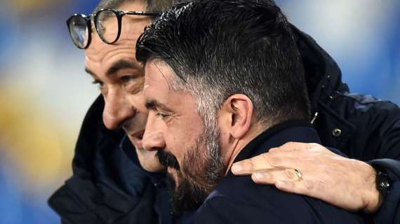 Sarri: "Gattuso sia Gattuso senza nessun tipo di compromesso. Sono affezionatissimo a lui"