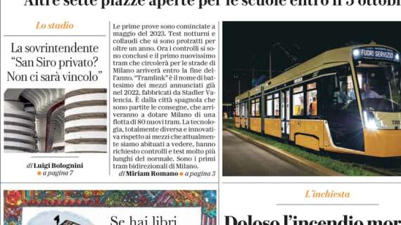 Repubblica (ed. Milano): "La sovrintendente: 'San Siro privato? Non ci sarà vincolo'"