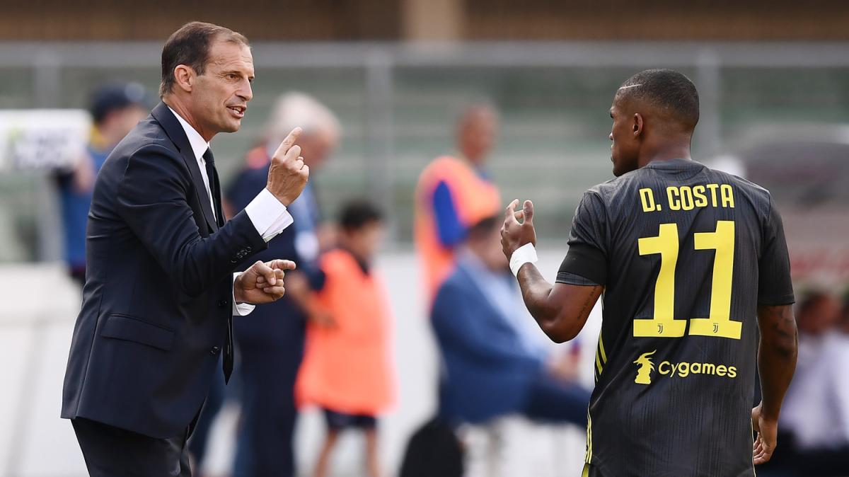Douglas Costa ricorda Allegri: "Mi piaceva: i contropiedi di quella Juve erano devastanti"