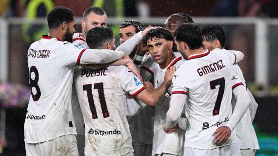 In due minuti Leao ribalta il Genoa: 1-2 a Marassi. Terza vittoria consecutiva per il Milan