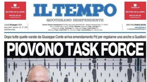Il Tempo: "La Roma vede il diavolo a S.Siro: vince il Milan e addio Champions"