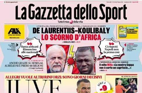 La Gazzetta in prima pagina sul Milan: "La strategia di Pioli: partenza da campioni. De Ketelaere già brilla"
