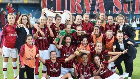 Femminile, Milano è rossonera: 3 derby vinti su 3