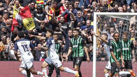 Serie A, Sassuolo-Lecce 0-3: tre punti che valgono quasi la salvezza per i salentini