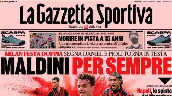 La Gazzetta dello Sport: "Maldini per sempre"