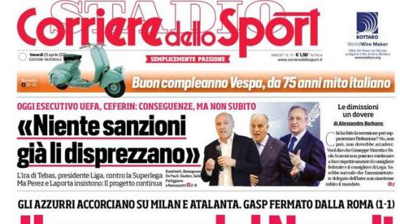 Il CorSport in prima pagina: "Ibra firma il rinnovo: è Milan fino al 2022"