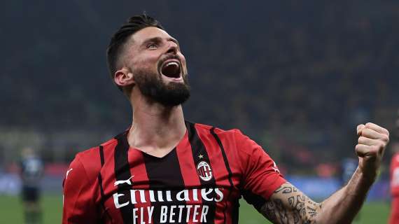 Milan-Lazio, Giroud e Sarri si ritrovano dopo aver vinto insieme al Chelsea